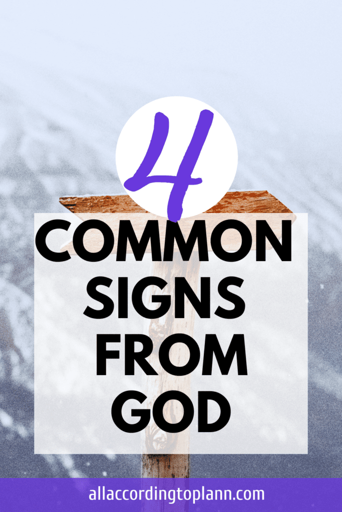 4 common signs from God