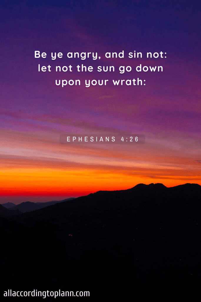 Ephesians 4:26 