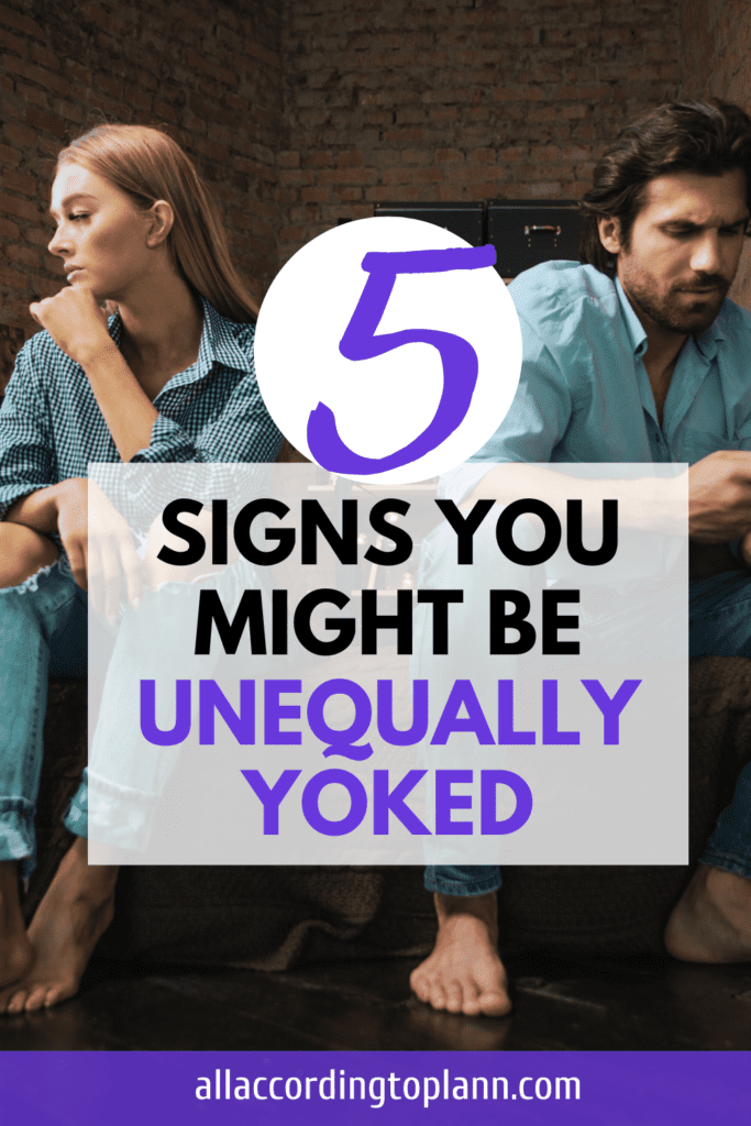 5 signs you might be unequally yoked
